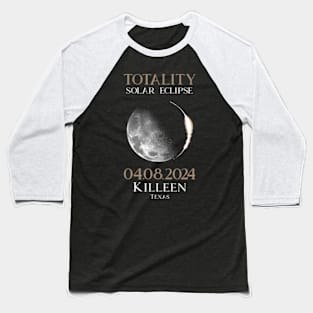 Total Solar Eclipse 2024 04 een Texas Baseball T-Shirt